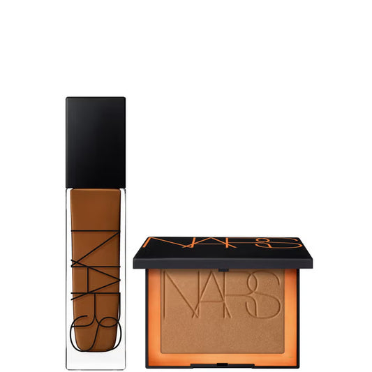 NARS Natural Longwear Foundation Mali and Laguna Bronzing Powder