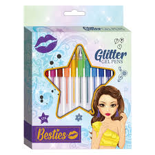 Besties 12 Glitter Gel Pens