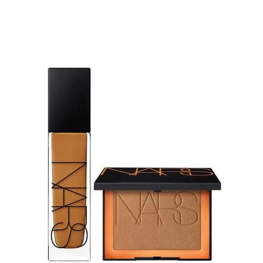 NARS Natural Longwear Foundation Marquises and Laguna Bronzing Powder