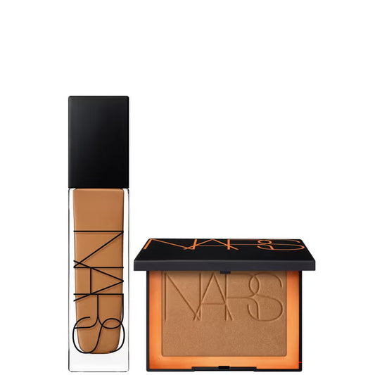 NARS Natural Longwear Foundation Belem and Laguna Bronzing Powder