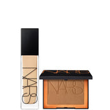 NARS Natural Longwear Foundation Deauville and Laguna Bronzing Powder