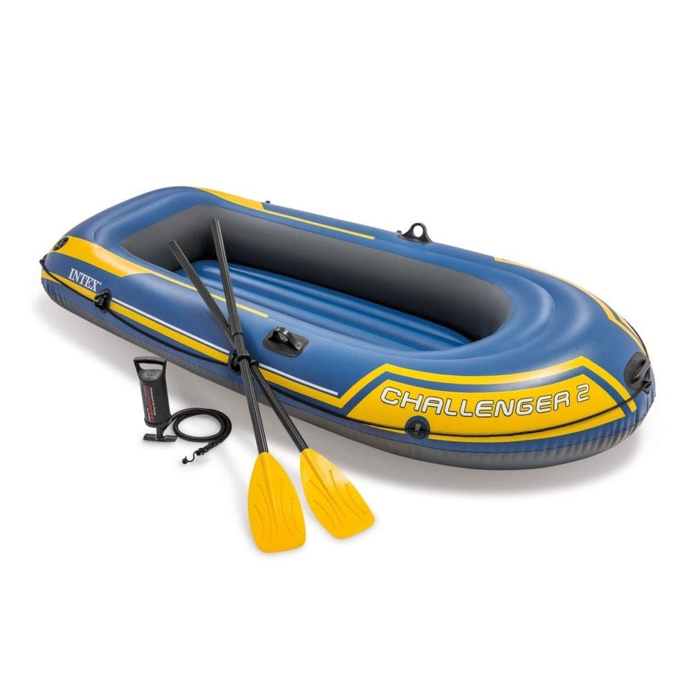 Intex - Challenger 2 Boat Set - (L 236.22 x B 114.3 x H 40.64cm ...