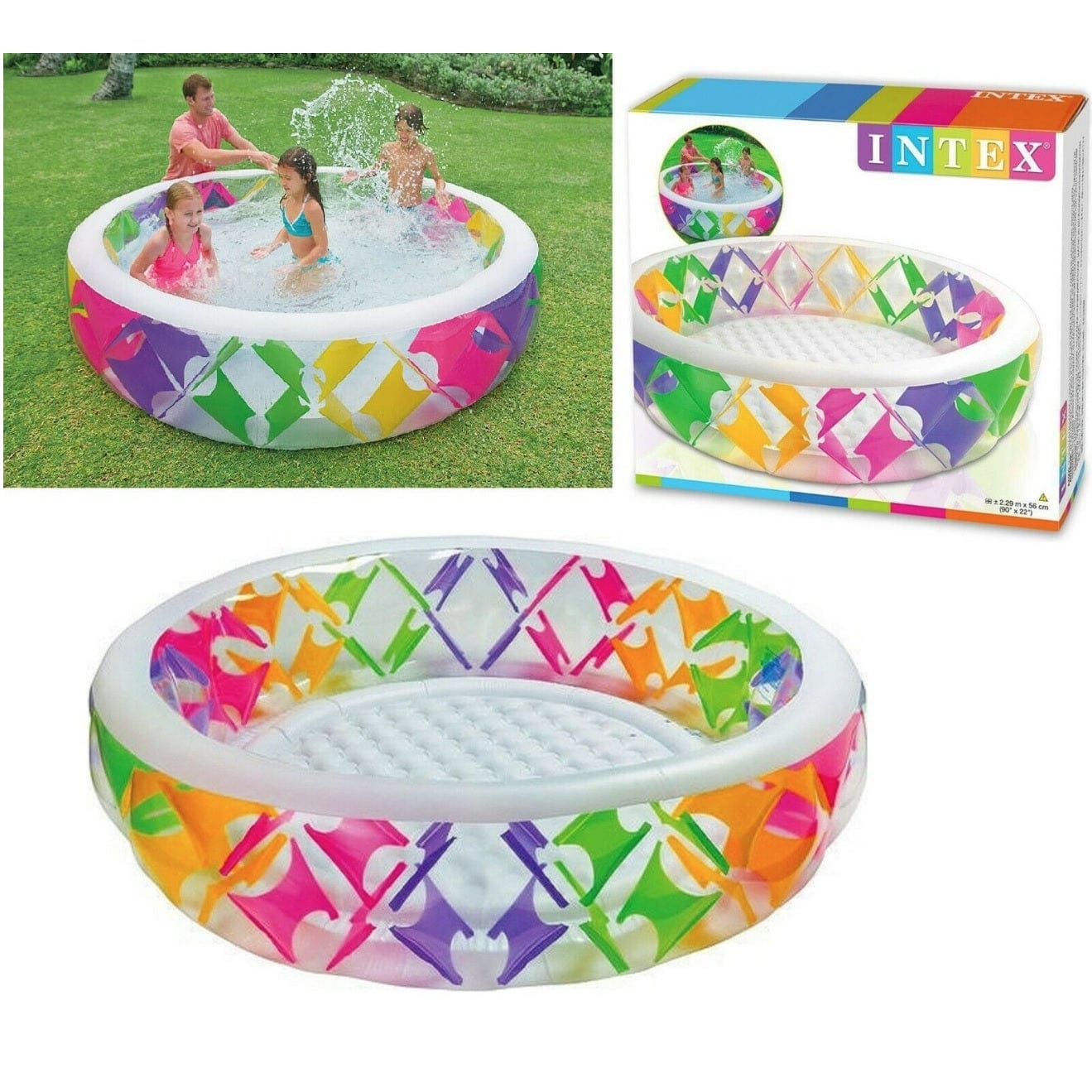 Intex Outdoor Intex Pinwheel Deluxe Pool