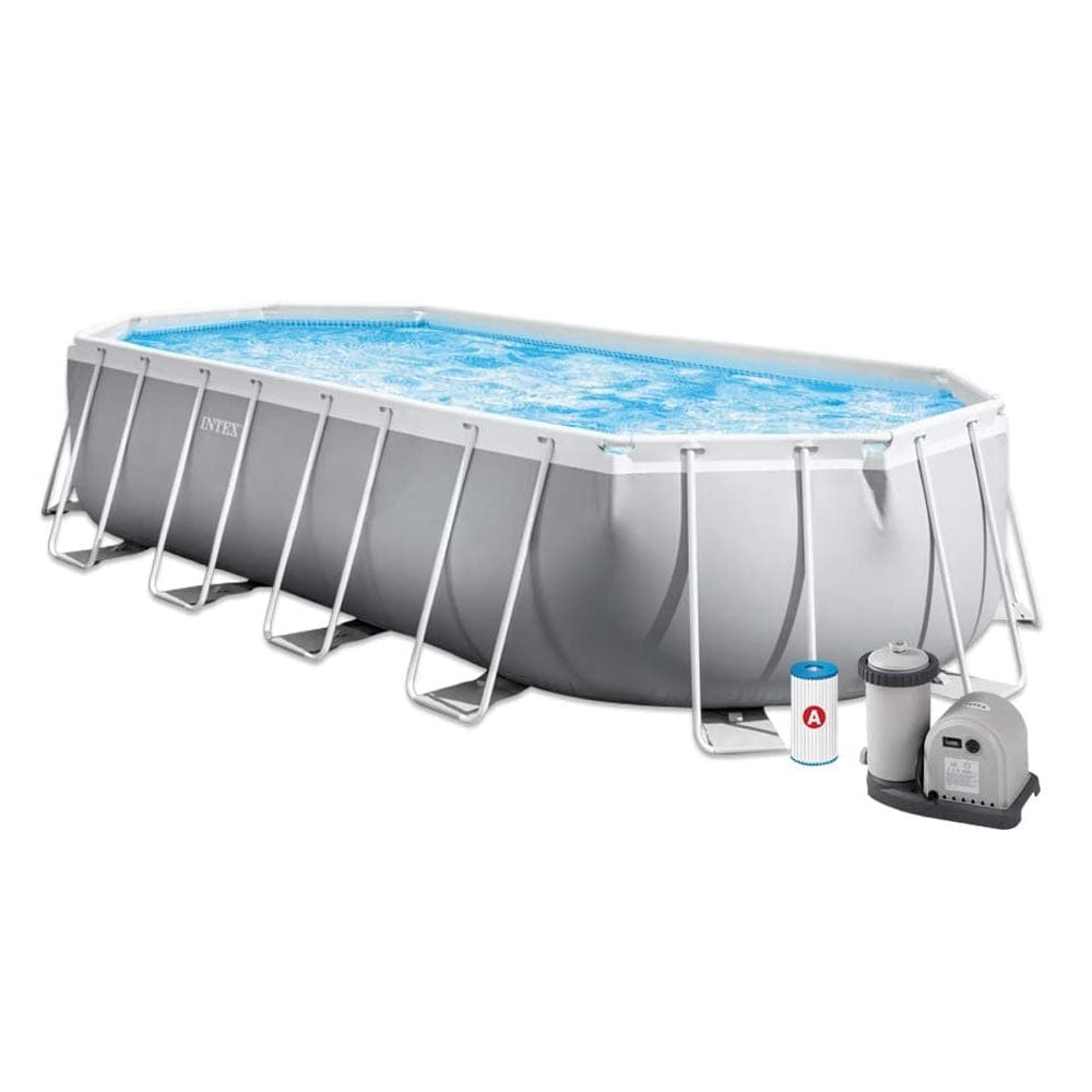 Intex Outdoor Intex Prism Frame Oval Pool (610x305x122)