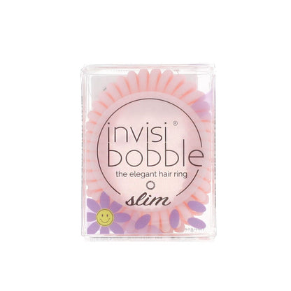 INVISIBOBBLE Hair Accessory SLIM Retro Dreamin Cuter than you Pink