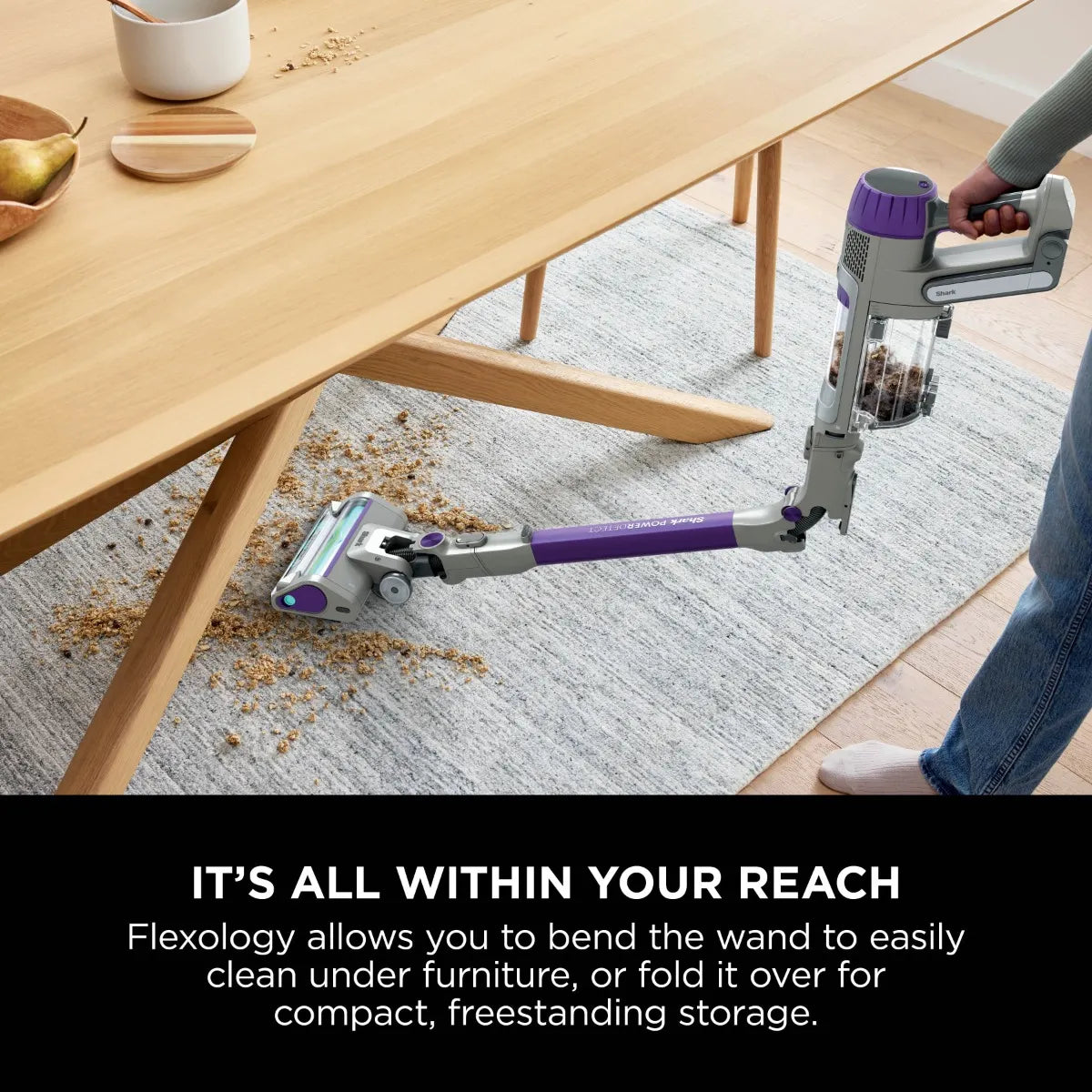 Shark PowerDetect Cordless Vacuum Cleaner IP1251MET - Mocha Grey / Brass