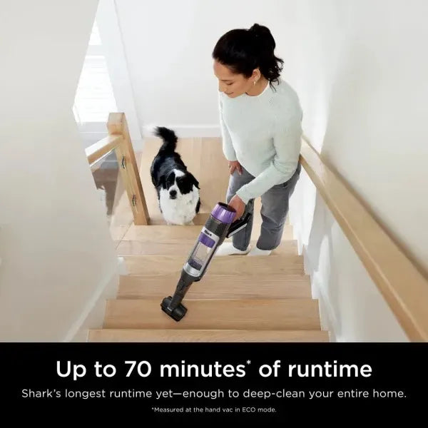 Shark PowerDetect Clean & Empty Cordless Pet Vacuum IP3251MET - Mocha Grey / Brass