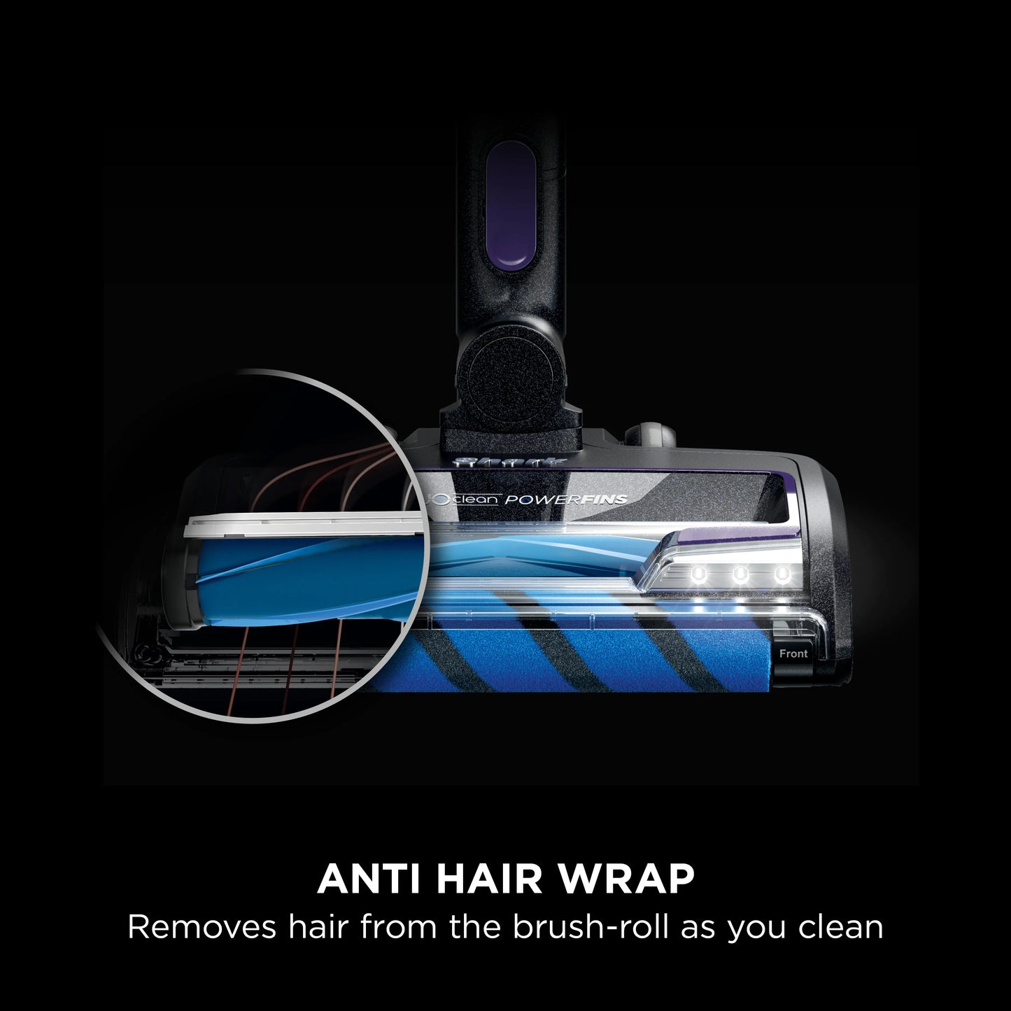 Shark Anti Hair Wrap Cordless DuoClean Pet Vacuum IZ300MET - Black/Blue