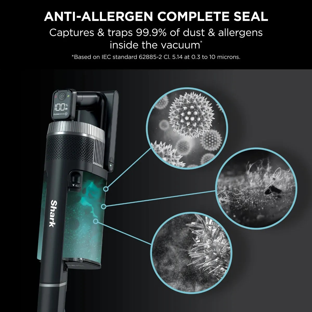 Shark Stratos Cordless Stick Vacuum Cleaner, Pet Pro Model [Double Battery] IZ420MET