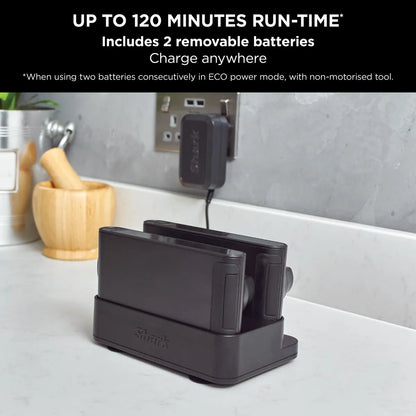 Shark Stratos Cordless Stick Vacuum Cleaner, Pet Pro Model [Double Battery] IZ420MET