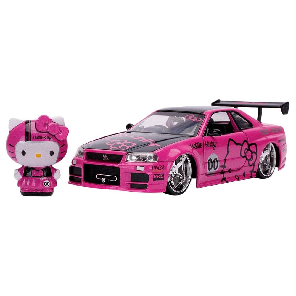 JADA Toys Dickie - Hello Kitty 2002 Nissan Skyline 1:24