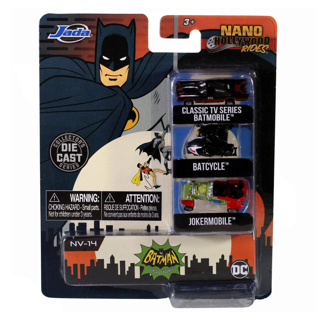 JADA Toys Jada - Batman 1.65" 3-Pack Nano