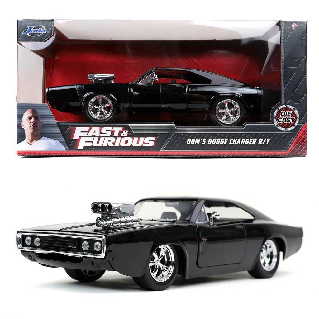 Jada Toys Fast & Furious Build N' Collect 1:24 Scale Die Cast Kit - Dom &  Dodge Charger R/T Toys