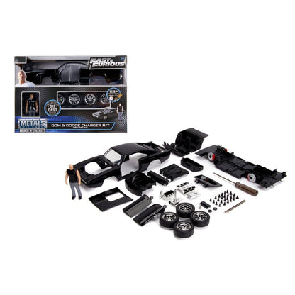 JADA Toys Jada - Fast&Furious Build+Collect Charger 1:24 W/ Figurine Dominic Toretto