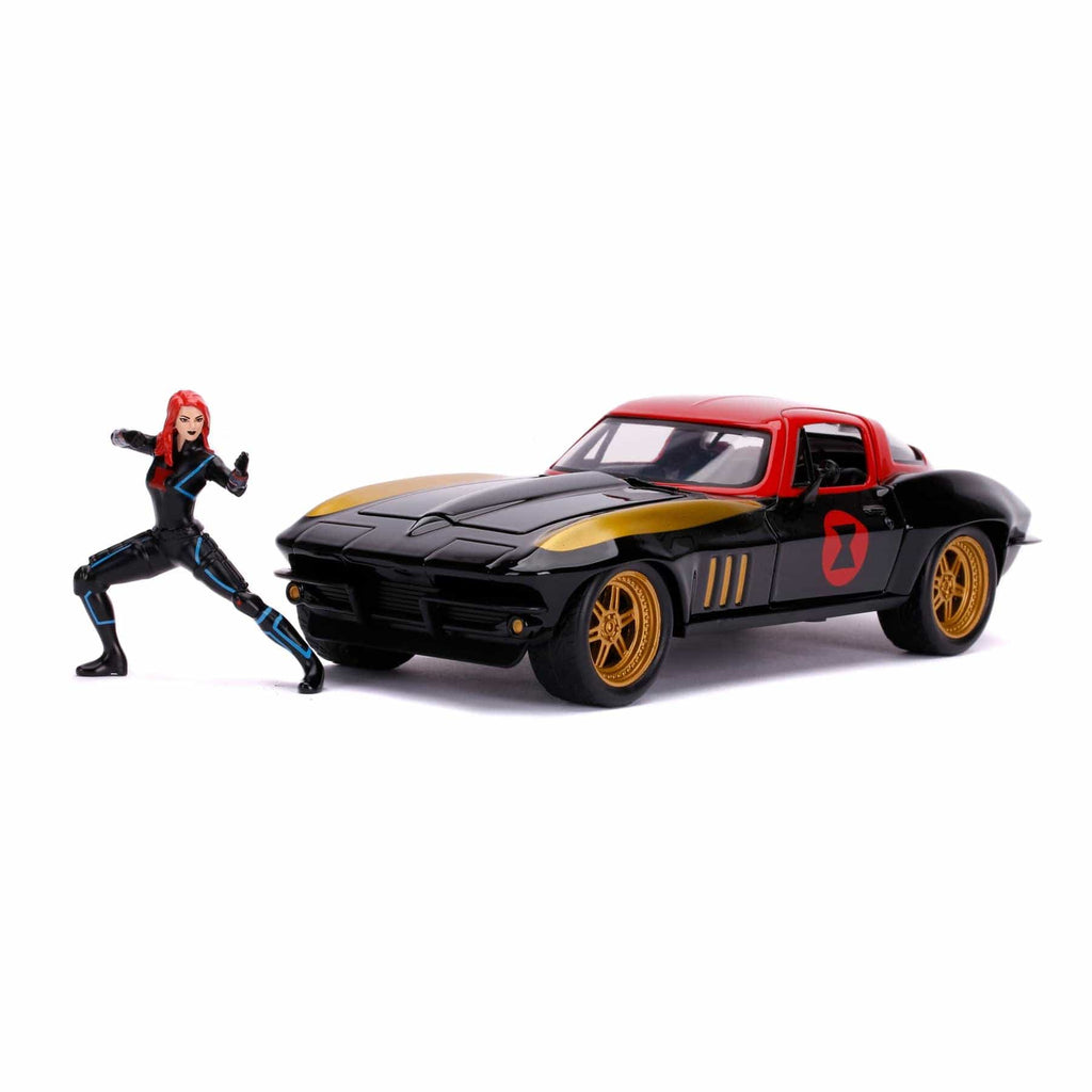 JADA Toys Jada - Marvel Black Widow 1966 Chevy 1:24