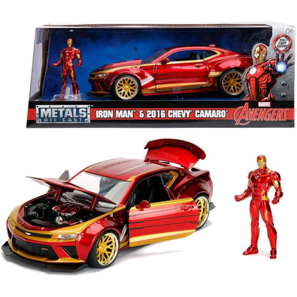 JADA Toys Jada - Marvel Ironman 2016 Chevy Camaro Ss 1:24