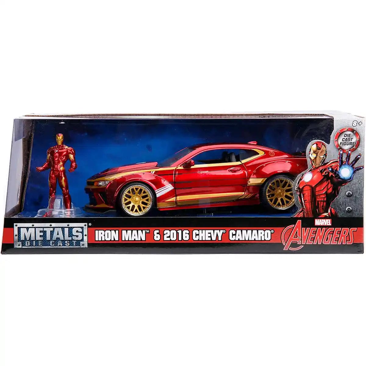 JADA Toys Jada - Marvel Ironman 2016 Chevy Camaro Ss 1:24