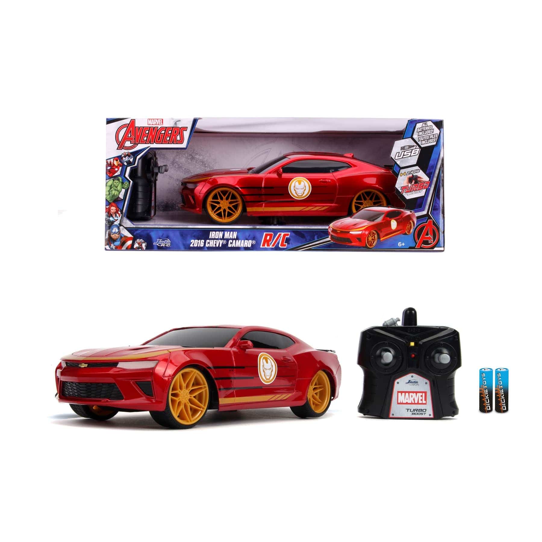 JADA Toys Jada - Marvel Rc Iron Man 2016 Chevy 1:16
