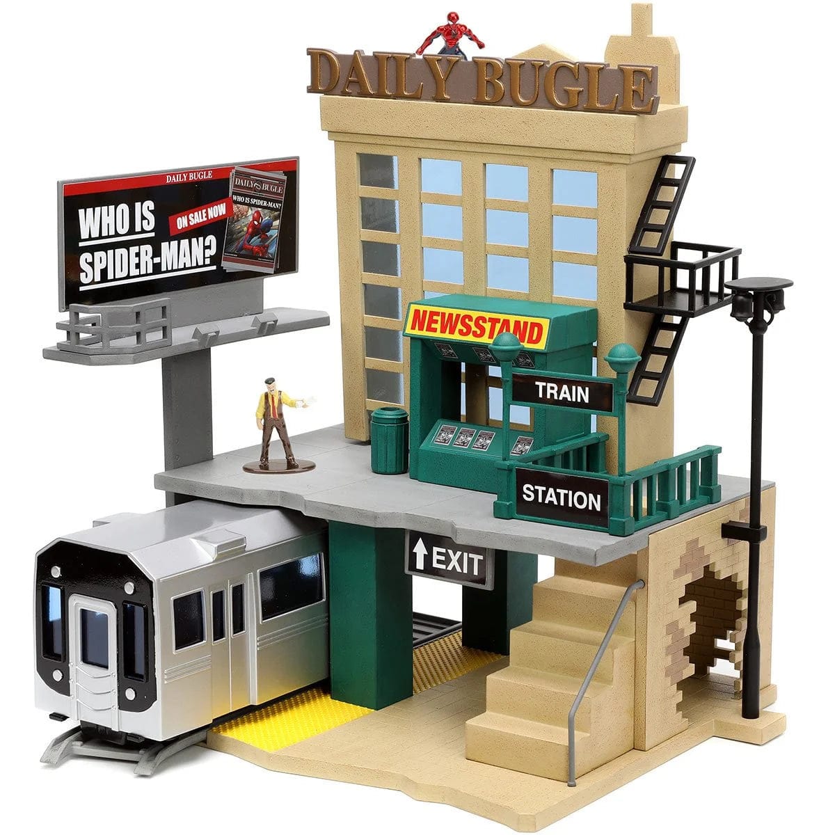 JADA Toys Jada - Marvel Spider-Man Nyc Deluxe Nano Scene