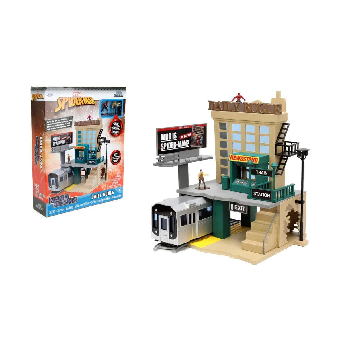 JADA Toys Jada - Marvel Spider-Man Nyc Deluxe Nano Scene