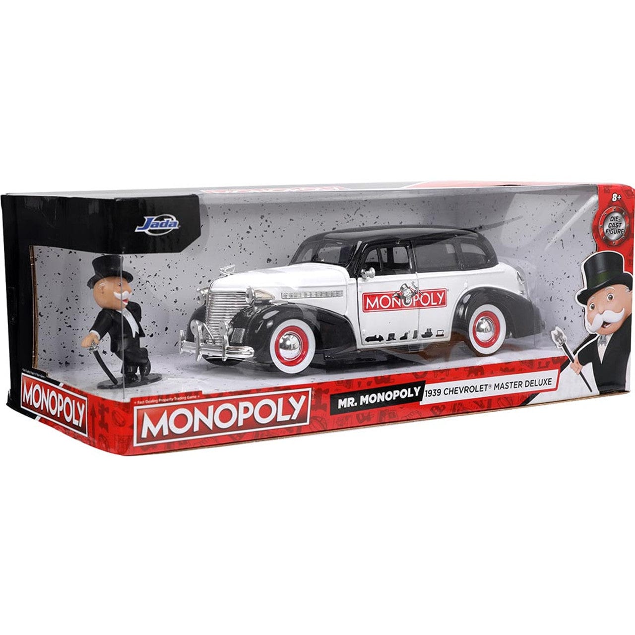 JADA Toys Jada - Mr. Monopoly 1939 Chevy Master 1:24