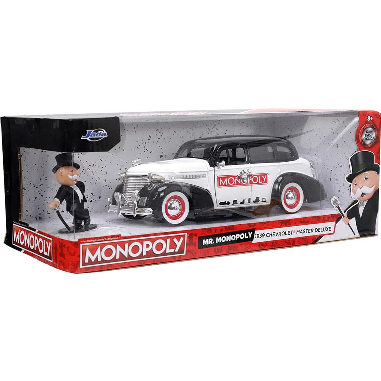 JADA Toys Jada - Mr. Monopoly 1939 Chevy Master 1:24