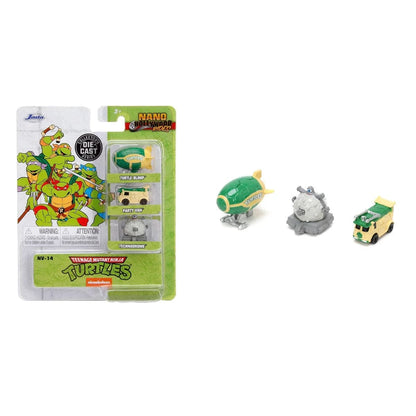 JADA Toys Jada - Ninja Turtles 3 Pack Nano Cars