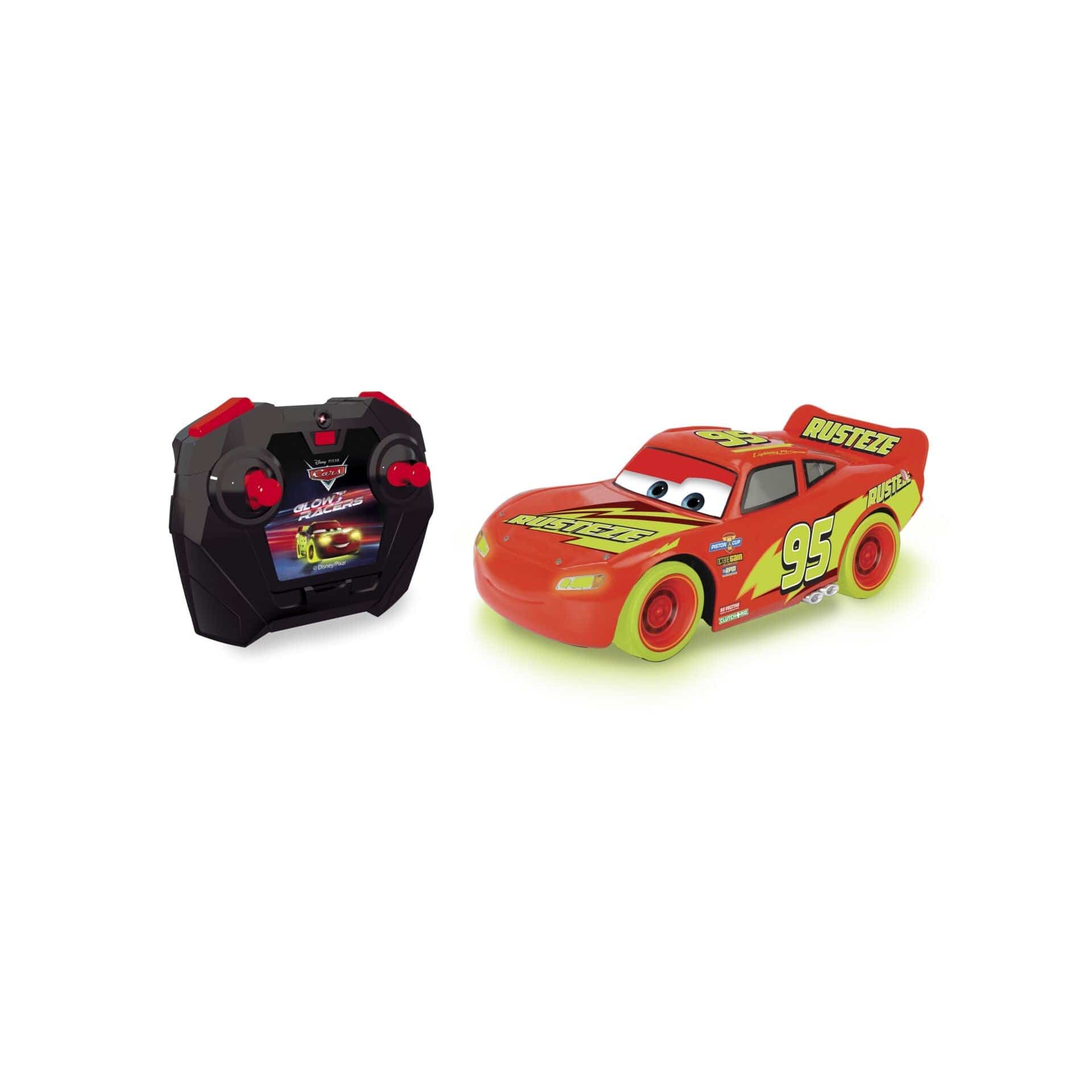 JADA Toys Jada - Rc Cars Glow Racers Light. Mcqueen 1:24