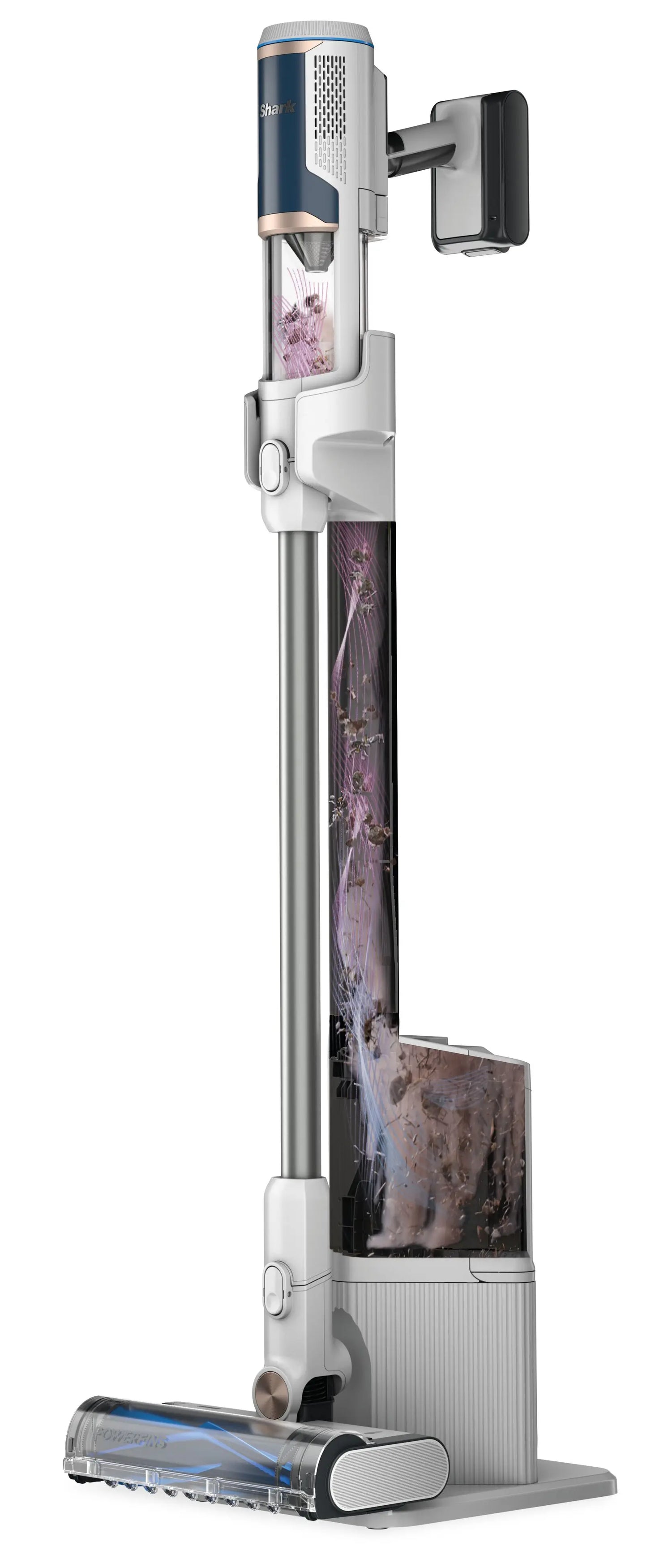 Shark Cordless Vacuum Cleaner & Auto-Empty System BU3521ME - White