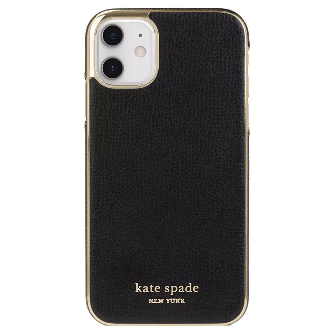 Kate Spade Mobile Covers Kate Spade Wrap Case iPhone 11 Pro - Black Crumbs Gold PC