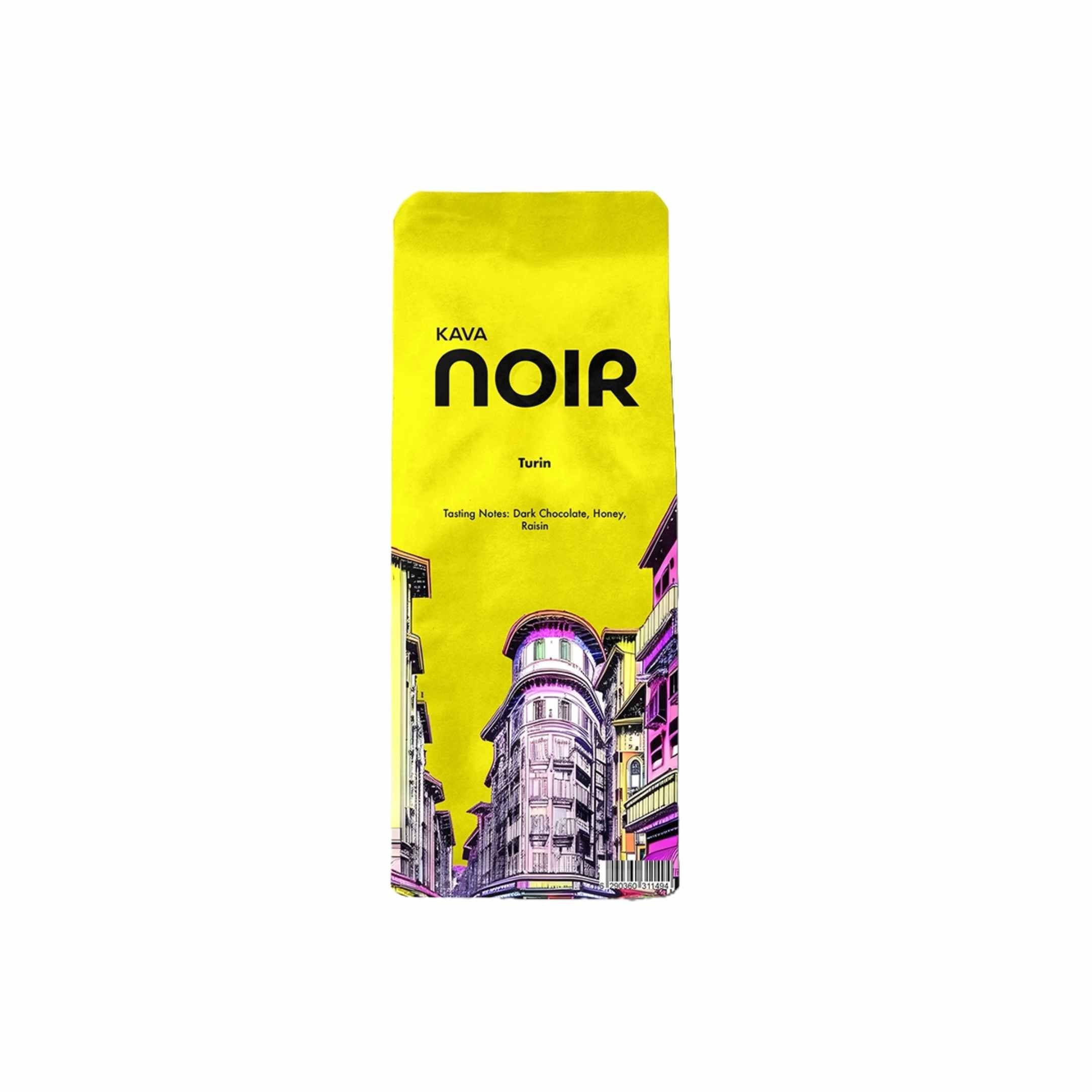 Kava Noir Turin Whole Coffee Beans 250g