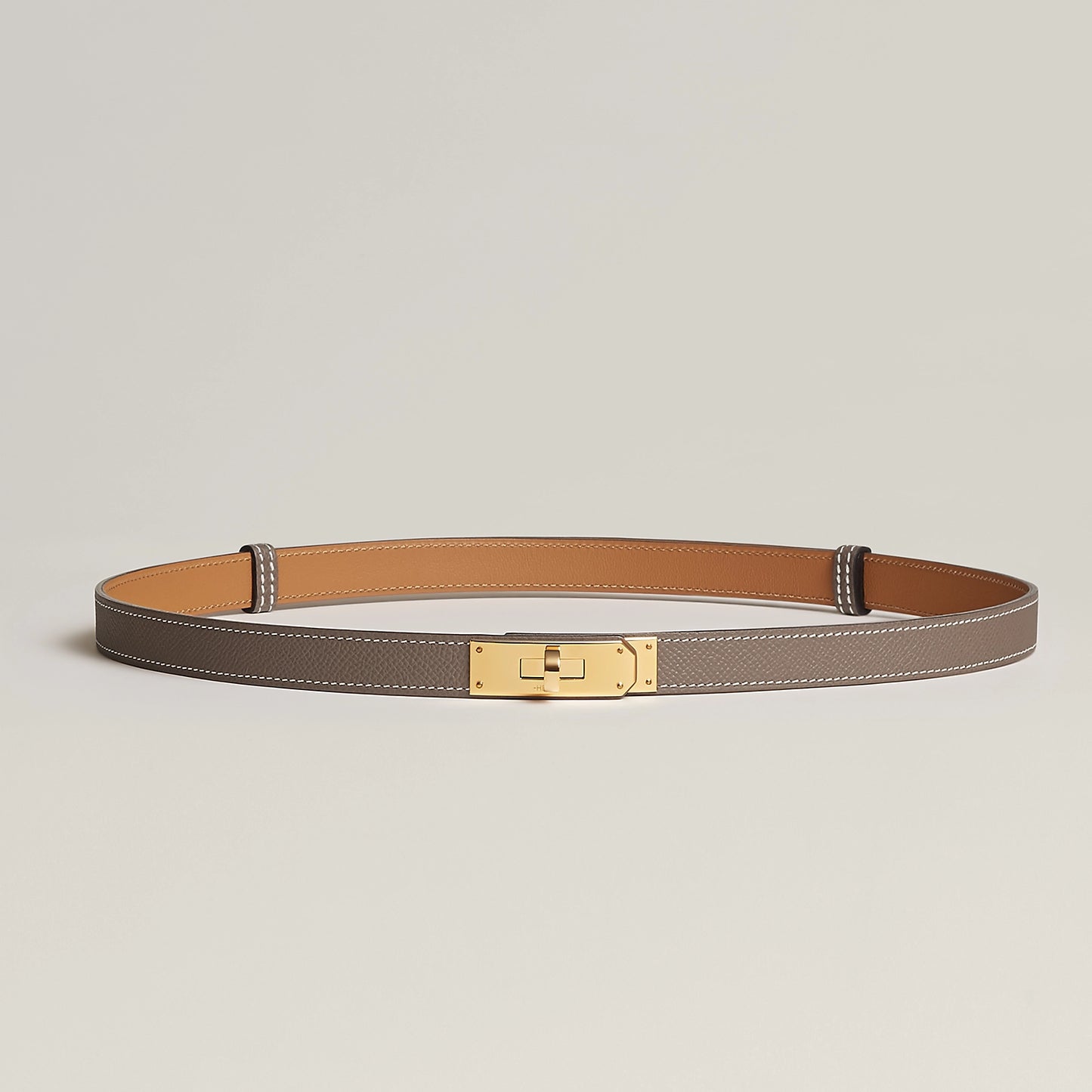 Hermes Kelly 18 Belt "Etoupe"