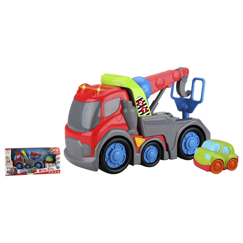 Kiddy Go Toys Kiddy Go! Free Wheel Recovery Truck with Light & Sound