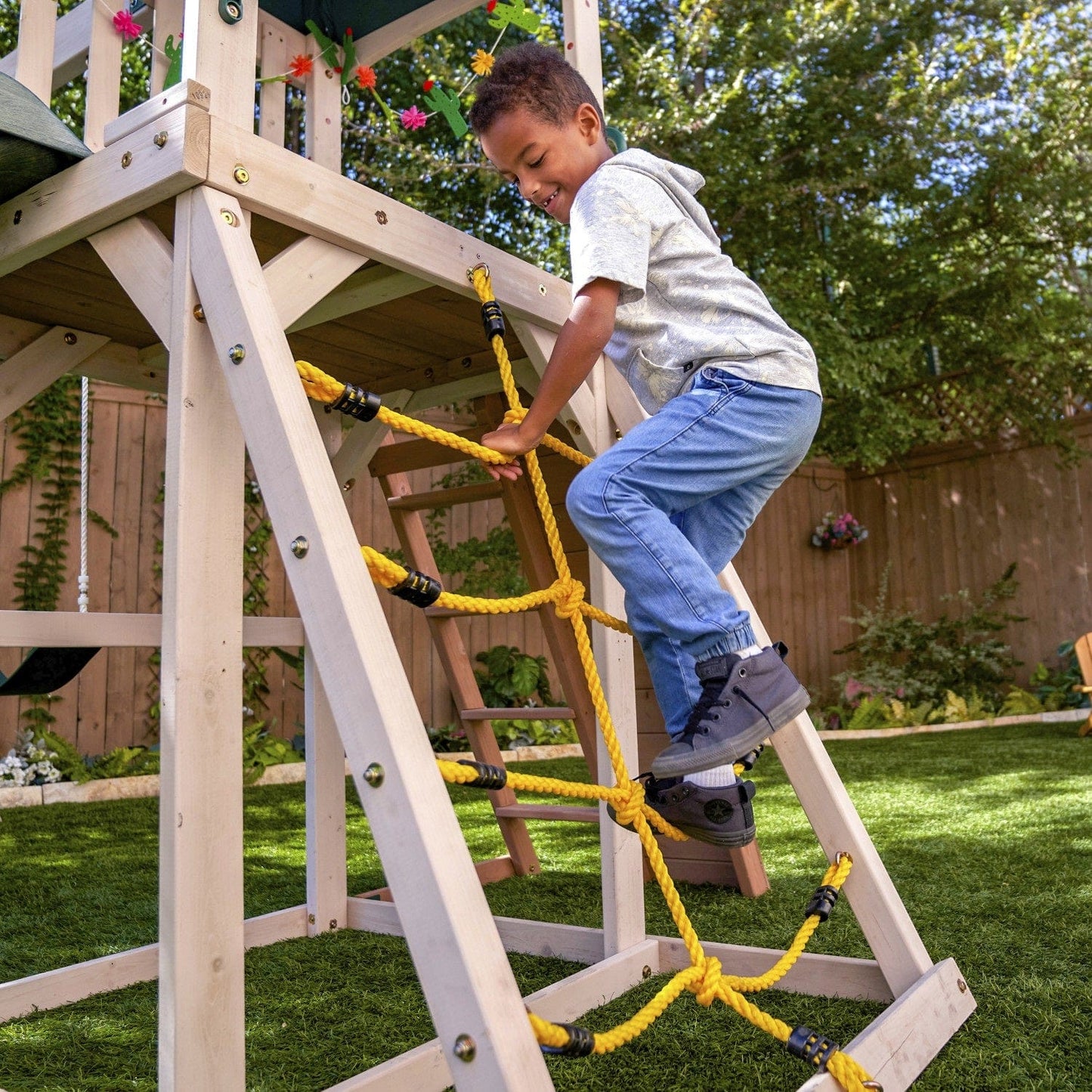 KidKraft Outdoor KidKraft Emerald Challenge Swing Set