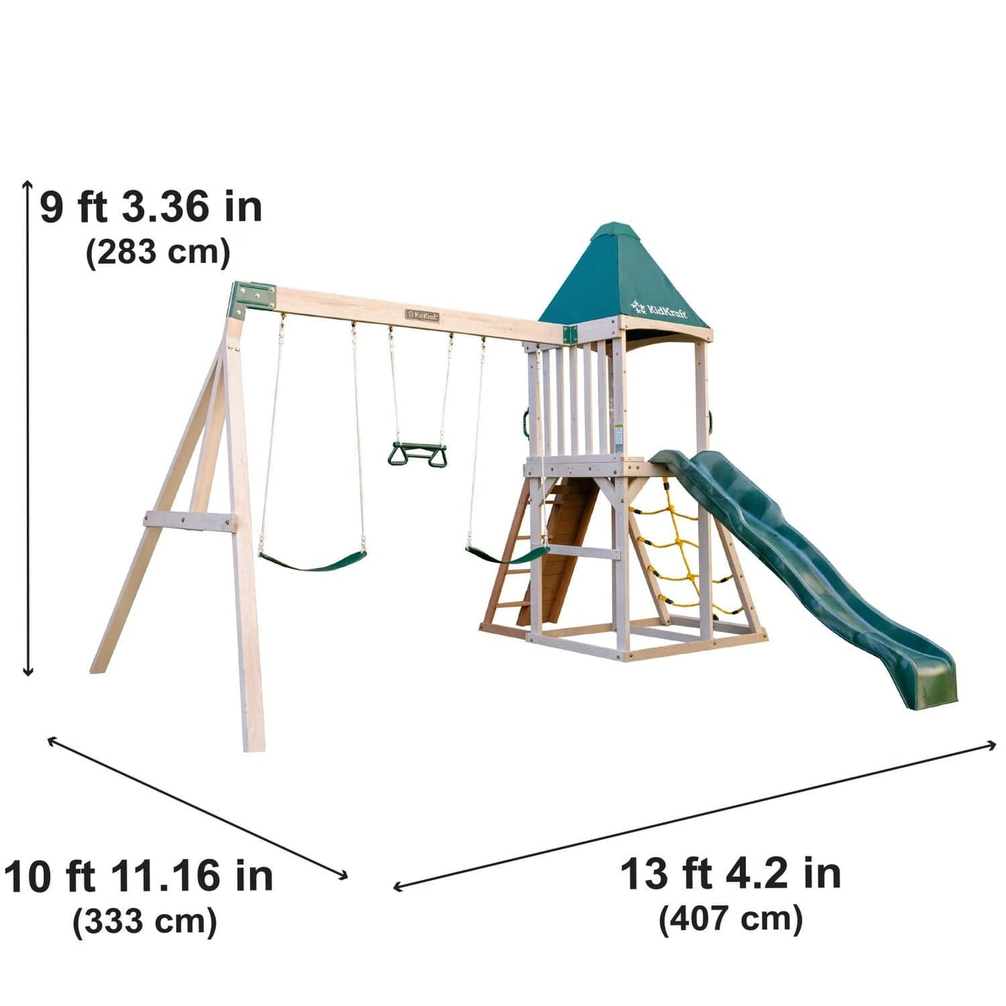 KidKraft Outdoor KidKraft Emerald Challenge Swing Set