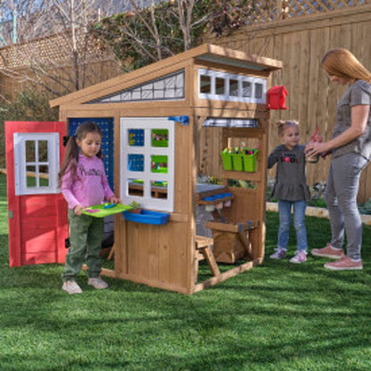 KidKraft Outdoor Kidkraft Hobby Workshop Wooden Playhouse