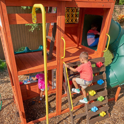 KidKraft Outdoor KidKraft Wooden Hilltop Playset