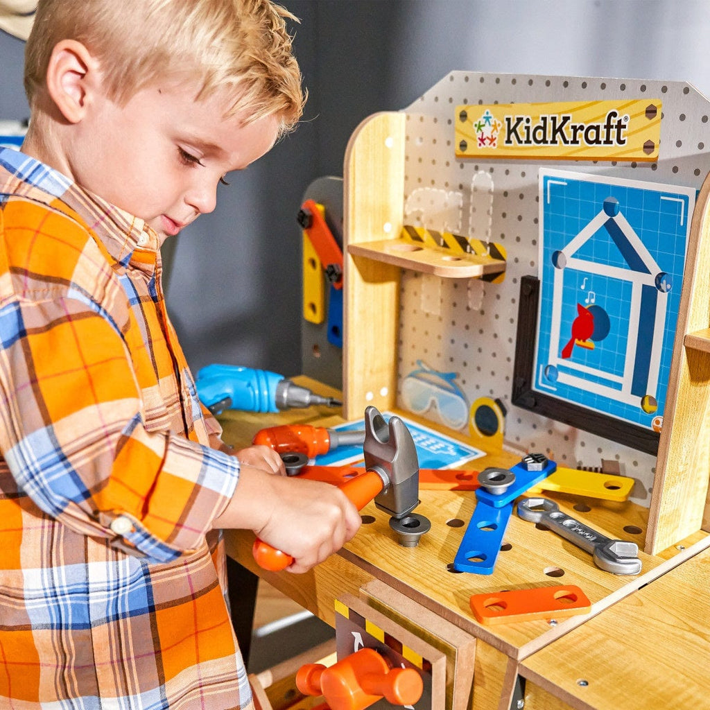 KidKraft Toys Kidkraft Blueprint Build Wooden Workbench