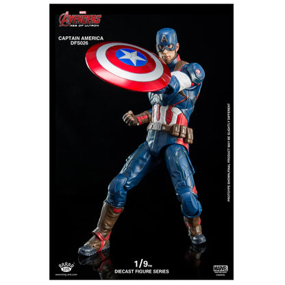 King Arts DFS026 Marvel Captain America 1/9 Scale Diecast Figure