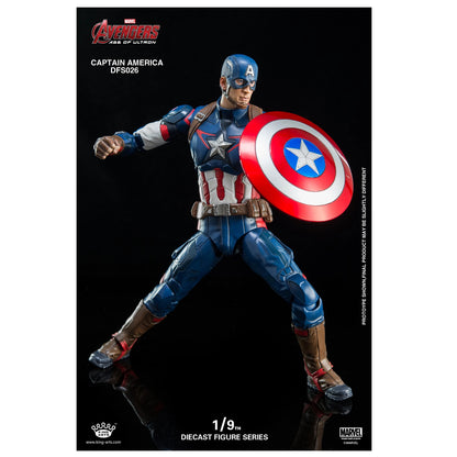 King Arts DFS026 Marvel Captain America 1/9 Scale Diecast Figure