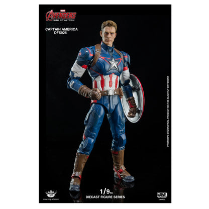 King Arts DFS026 Marvel Captain America 1/9 Scale Diecast Figure