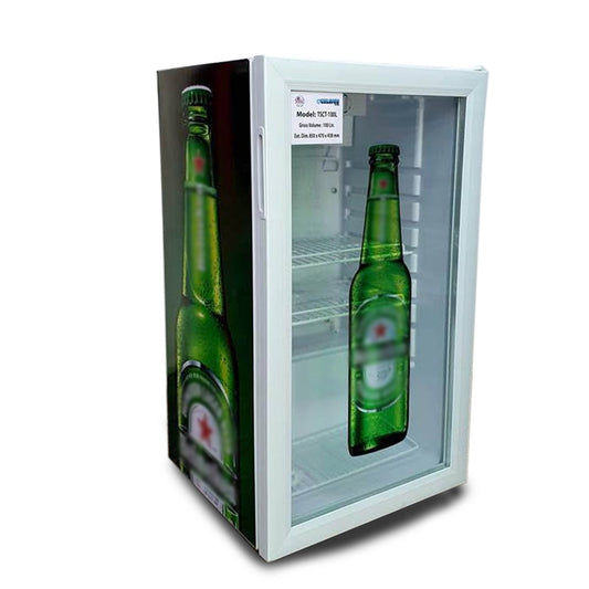 Climate Plus 98L Upright Display Countertop Fridge
