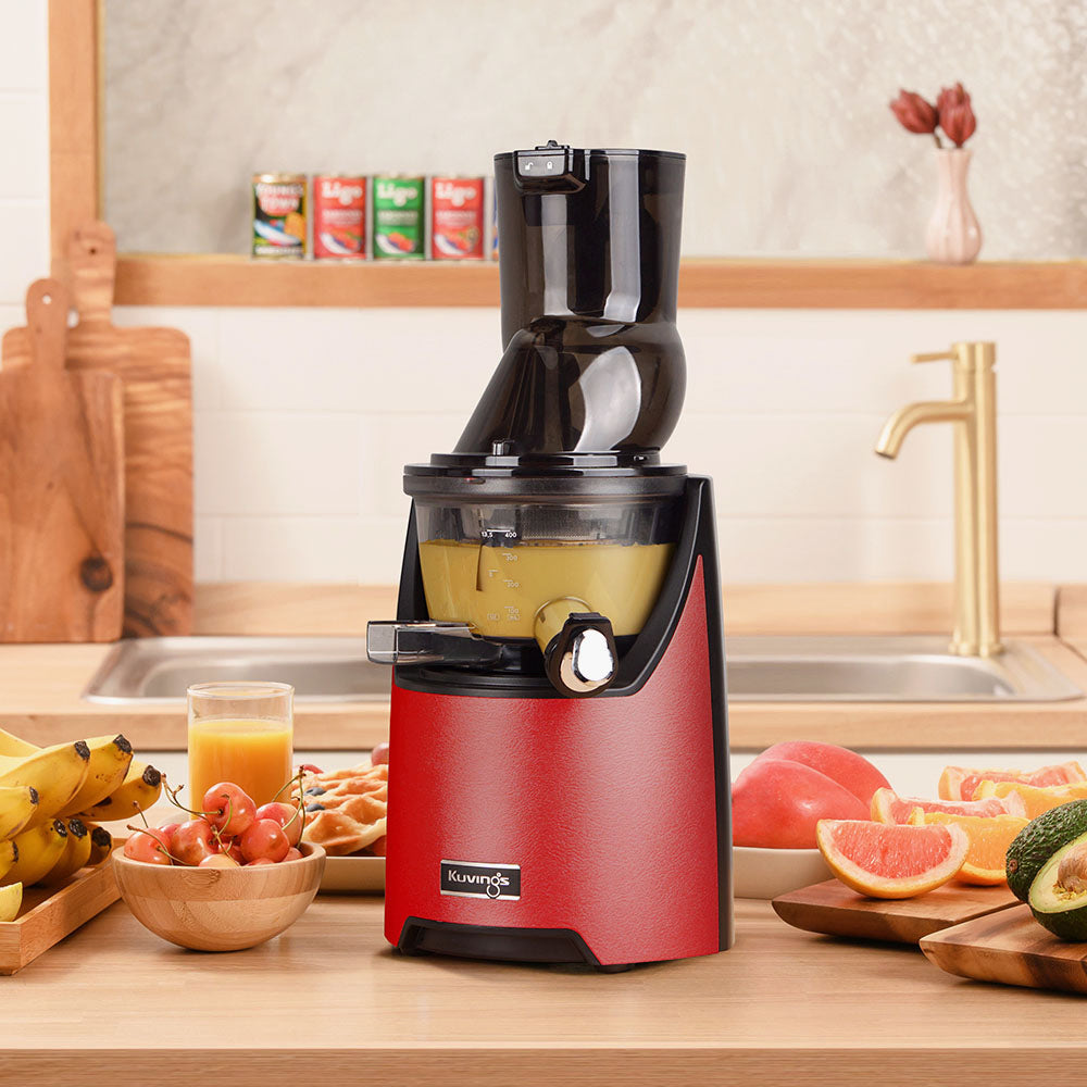 Kuvings EVO820 Whole Slow Juicer, Matte Red