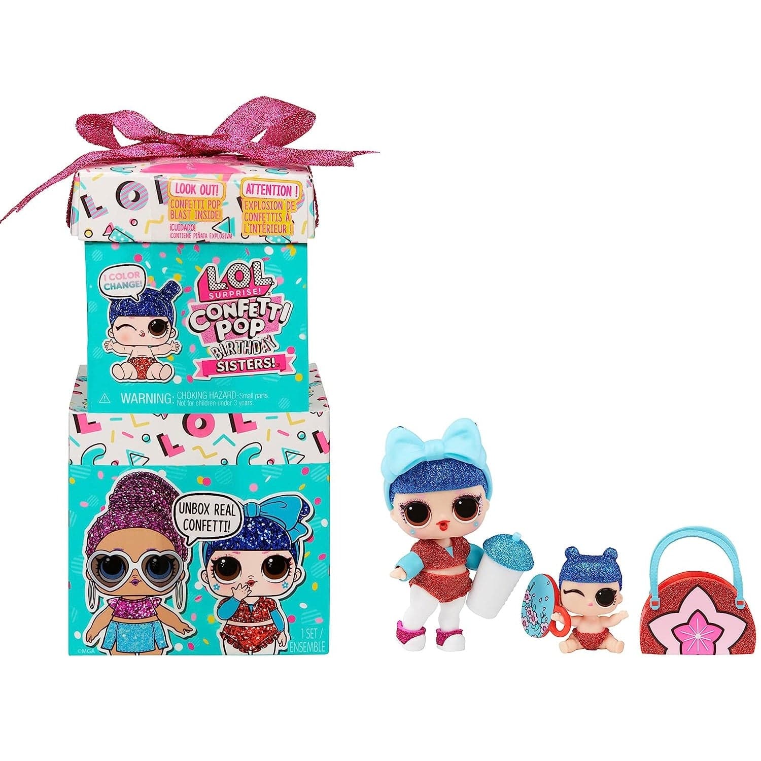 L.O.L Toys LOL Surprise Confetti Pop Birthday Sisters Doll
