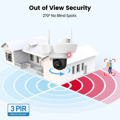 Aosu L5P FloodlightCam Pro 5MP Smart Camera (AS-CAM-L5P-FLDLGHT-PRO)
