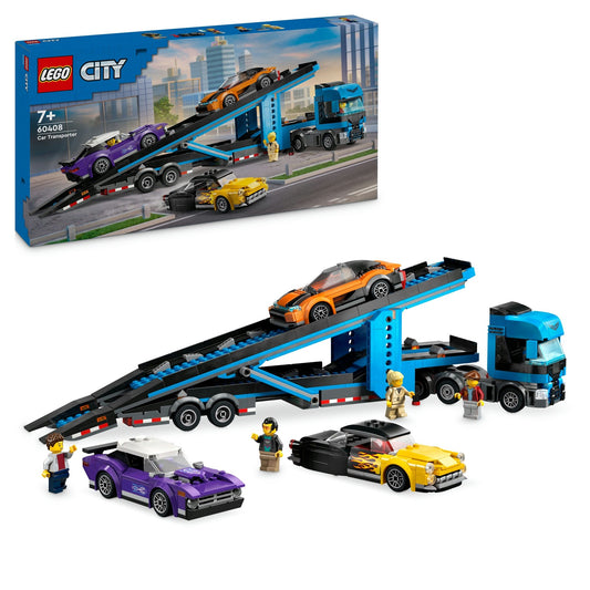 LEGO City Car Transporter Truck with Sports Cars