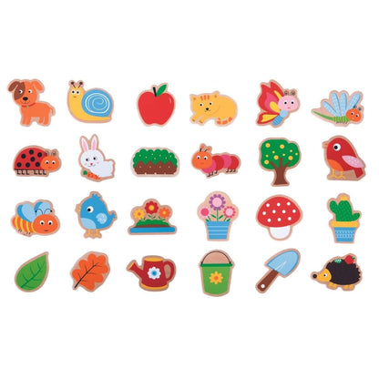 Lelin Toys Magnetic Garden Set 24pcs