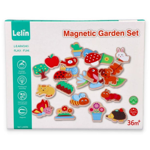 Lelin Toys Magnetic Garden Set 24pcs