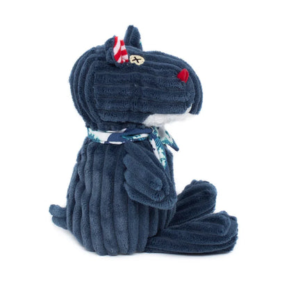 Les Déglingos - Small Simply Hippipos The Hippopotamus Plush Toy - Blue