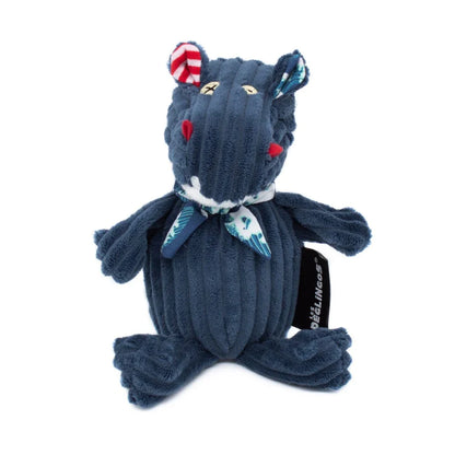 Les Déglingos - Small Simply Hippipos The Hippopotamus Plush Toy - Blue